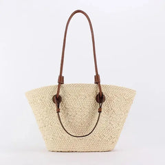 Handmade Women's Handbags big Woven Female Shoulder Bag Summer Straw Beach Bags Shopper Baskets Bohemian Rattan Tote Bag
