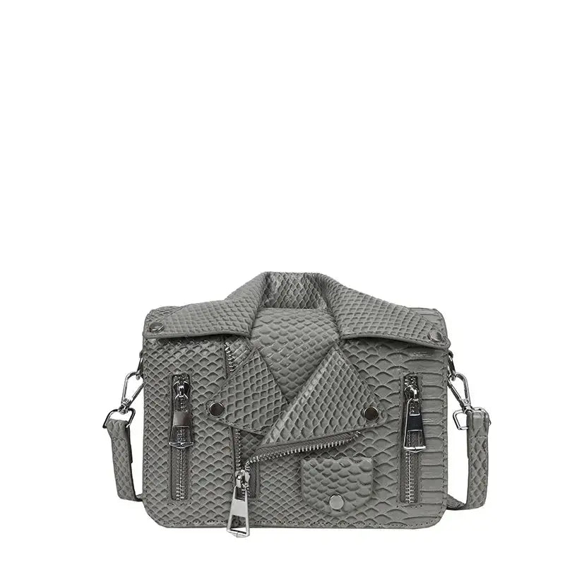 Shoulder Bag Tote 2025 Trend Lapel Jacket Women's Bag  Purse Fashion Rivets Zipper Female Crossbody Bag Luxury Handbag
