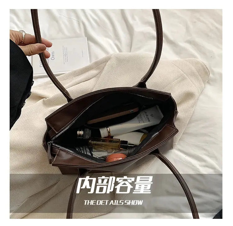 Shoulder Bag 2024 New Underarm Casual Bag Summer Simple Day Temperament Fashion Crossbody Bag Bolsa crossbody de gran capacidad
