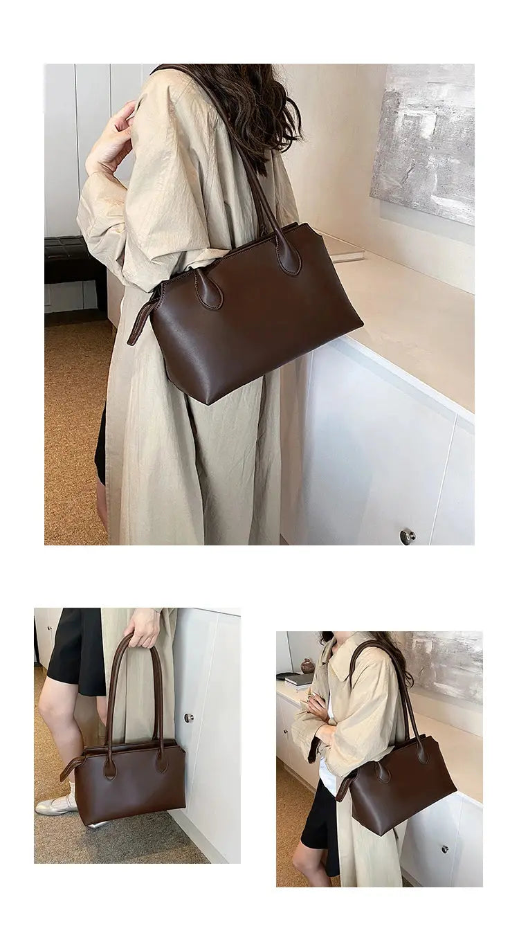 Shoulder Bag 2024 New Underarm Casual Bag Summer Simple Day Temperament Fashion Crossbody Bag Bolsa crossbody de gran capacidad
