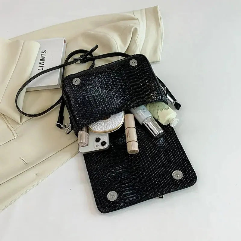 Shoulder Bag Tote 2025 Trend Lapel Jacket Women's Bag  Purse Fashion Rivets Zipper Female Crossbody Bag Luxury Handbag