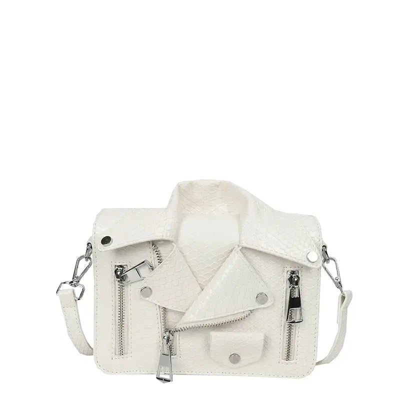 Shoulder Bag Tote 2025 Trend Lapel Jacket Women's Bag  Purse Fashion Rivets Zipper Female Crossbody Bag Luxury Handbag