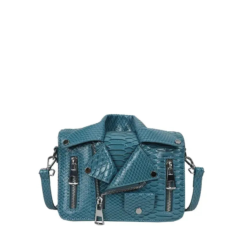 Shoulder Bag Tote 2025 Trend Lapel Jacket Women's Bag  Purse Fashion Rivets Zipper Female Crossbody Bag Luxury Handbag