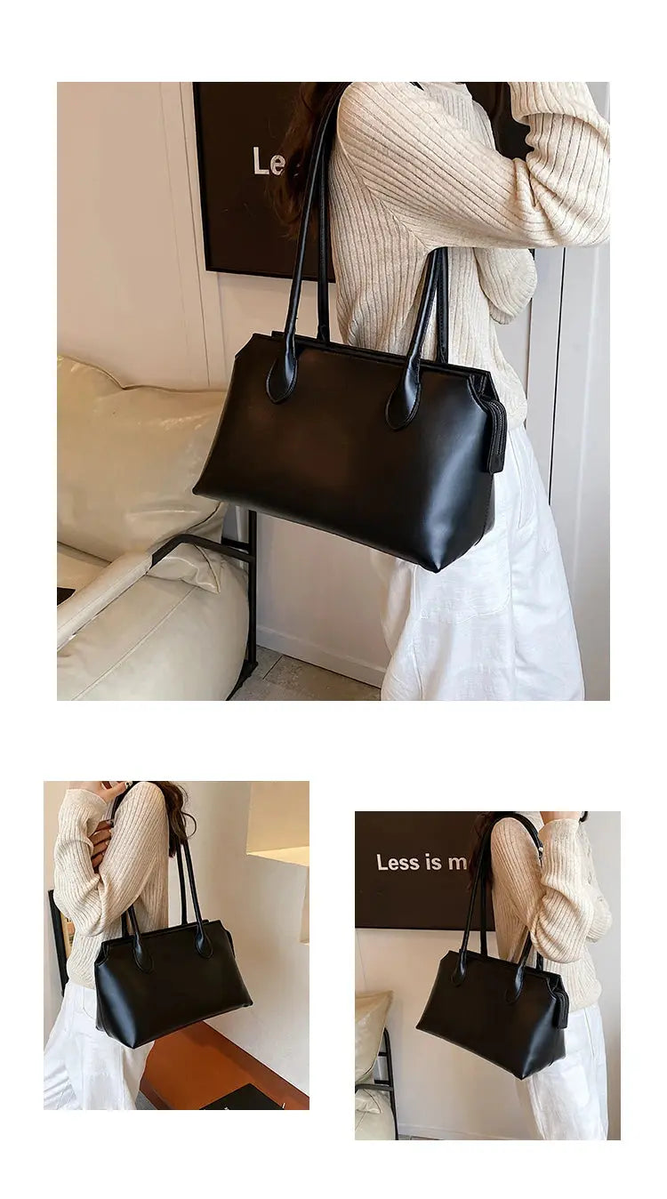 Shoulder Bag 2024 New Underarm Casual Bag Summer Simple Day Temperament Fashion Crossbody Bag Bolsa crossbody de gran capacidad
